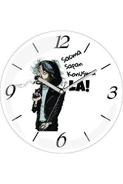 ART HEDİYE Behzat Ç. Sapma Sapan Konuşma La Diametru 30cm Ceas de perete din ...