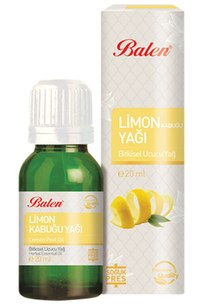 Balen 20 مل زيت قشر الليمون الطبيعي النقي الخالي من المواد المضافة