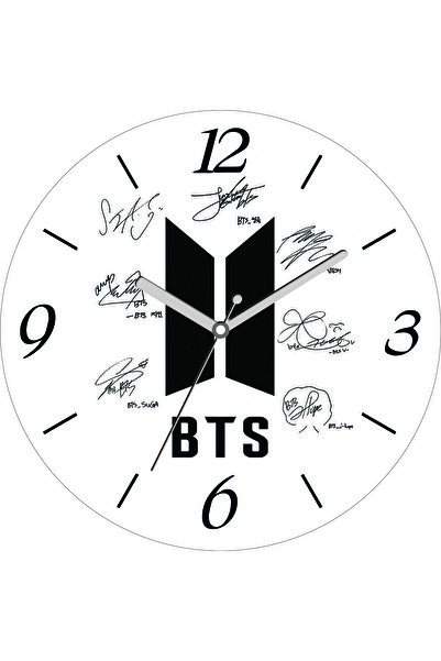 ART HEDİYE Ceas de perete din sticlă reală cu bombă silențioasă, cu diametrul...