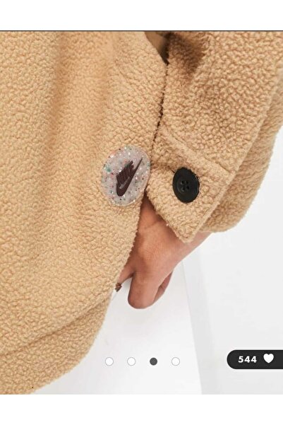 Nike Αθλητικά ρούχα Spu Sherpa Ανδρικό καφέ μπουφάν CNG-STORE