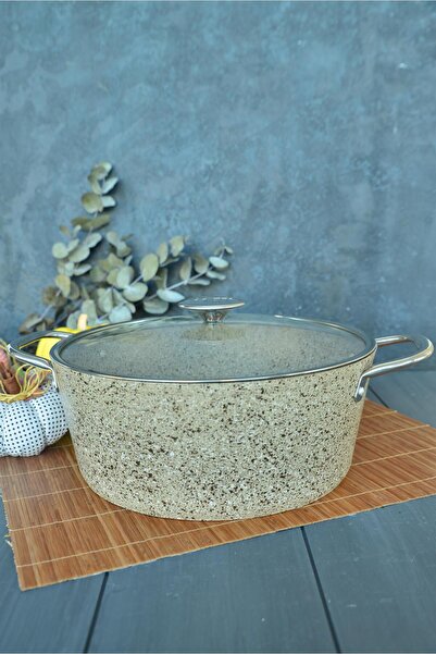 şirineşyalarım OMS İndüksiyon Tabanlı Granit Derin Tencere 28 cm