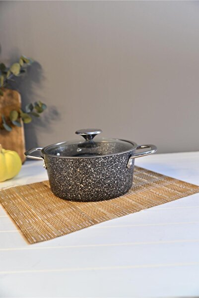 şirineşyalarım OMS Induction Base Granite Deep Pot 20 cm