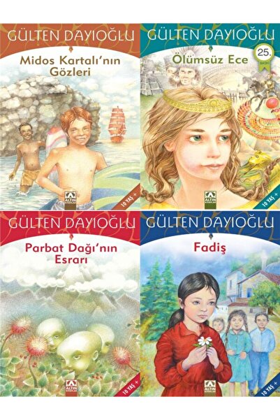 Altın Kitaplar MİDOS KARTALI’NIN GÖZLERİ+ÖLÜMSÜZ ECE+PARBAT DAĞININ ESRARI+FADİŞ