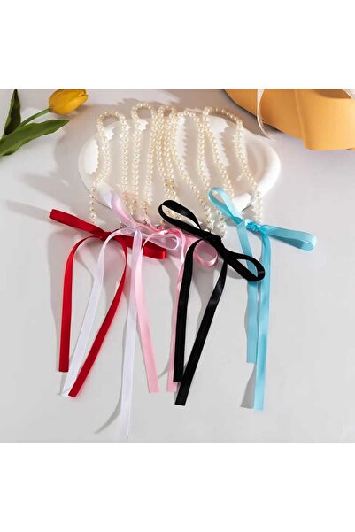 İPAR AKSESUAR RIBBON PEARL NECKLACE BRACELET SET
