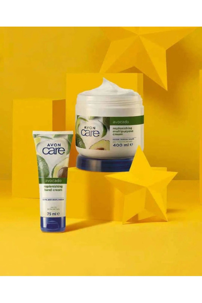 AVON Care avacado multiy purpose cream 400 ml +el kremi 75 ml