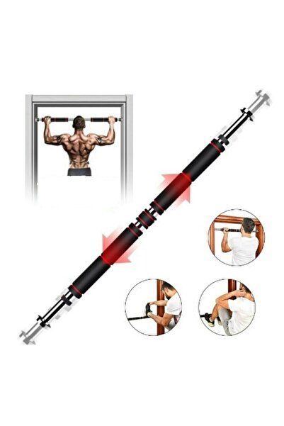 Jetcom Çift Süngerli Barfix Demir 80-100 Cm Koridor Barı Barfiks Demiri