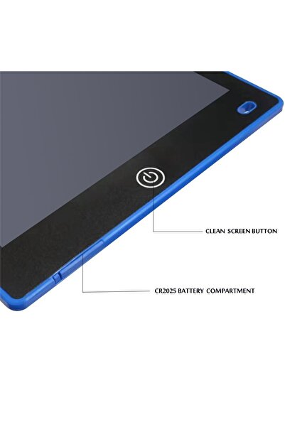 Canderel Lcd 12.5 Inç Dijital Kalemli Çizim Yazı Tahtası Not Yazma Eğitim Tableti Writing Tablet Büyük Boy