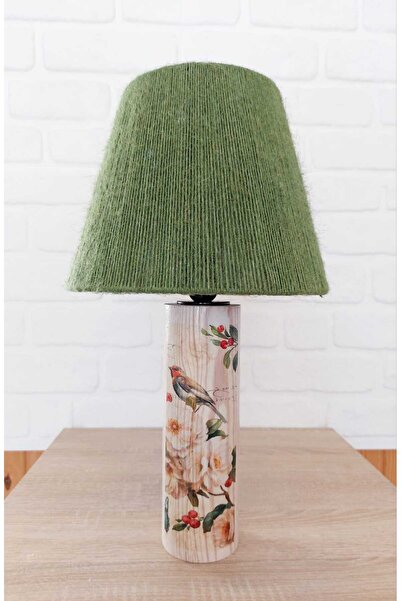 RETRO NOW PARADISO AHŞAP AYAKLI ABAJUR