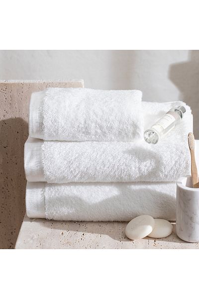 Chakra Floss Bath Towel 85x150 Cm White
