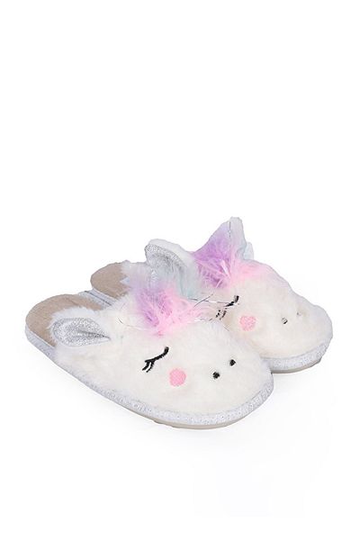 Twigy Λευκές Γυναικείες Παντόφλες TW CUTE BYZ 30/35