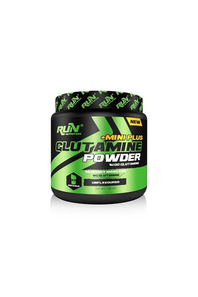 Run Nutrition GlutamineMiniPlus - Unflavored - 120g - 24 Servings