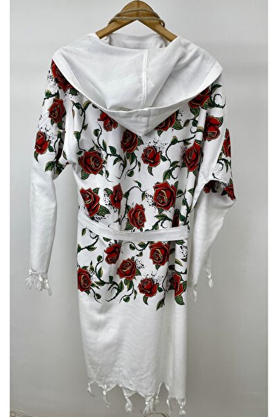 KURULAR RİZE BEZLERİ PRINTED BATHROBE PESTEMAL