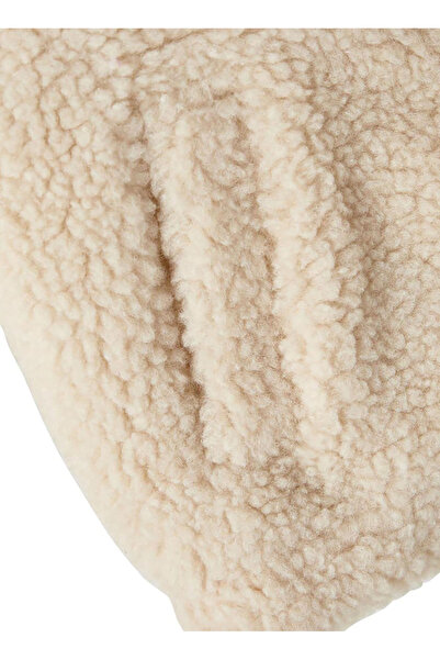 name ıt Name İt Krem Kadın Mont NMFMAKOA TEDDY JACKET PB