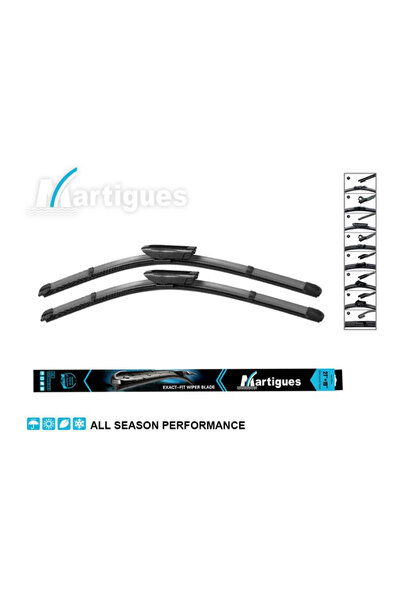 MARTIGUES RENAULT CLİO 4 - ÖN CAM SİLECEĞİ TAKIM 2x - (2012~Sonrası Clio4)