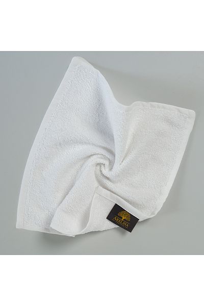 Arelina Textile 100% Cotton White 30x30 Set of 2 Hand Towels