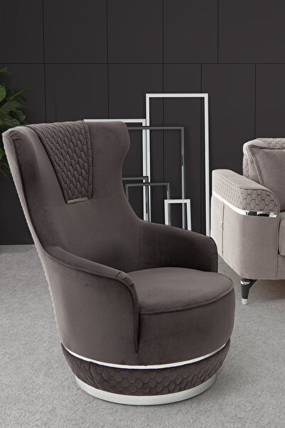 SANDALİE Veyron Berjer Salon&oturma Odası - Antrasit