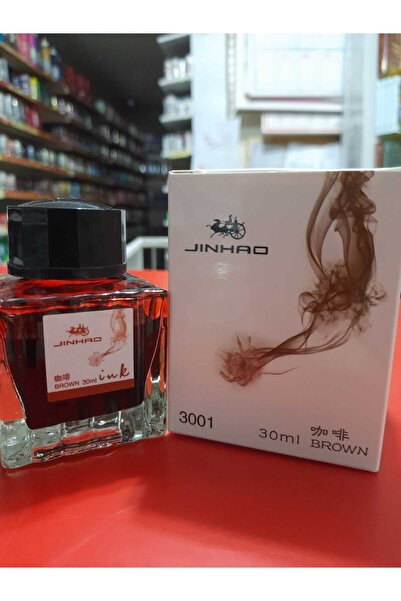 jinhao Dolma Kalem mürekkebi 3001 BROWN-KAHVERENGİ 30ml
