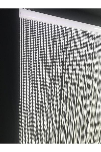 özdeğer home 80X180 White 5mm Spacing Chain Door Curtain Beads Curtain Door Ornament