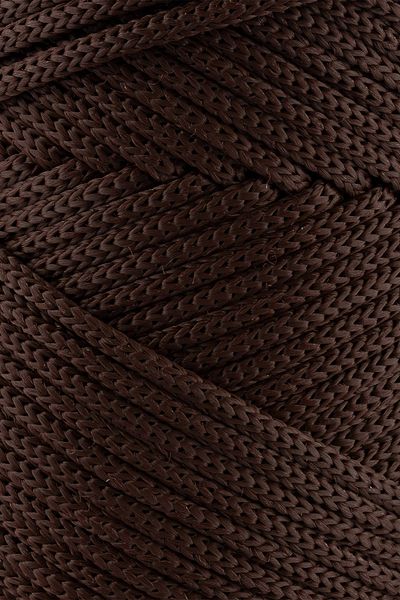 SENSY 3 Mm - 250 gr Polyester Macrame Thread Brown 120 M Polyester Macrame Thread Suppla Rope And Bag Thread