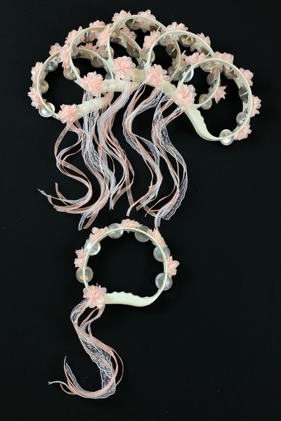 ZEYMERADE Pudra Süslü Gelin Nedime Kına Gecesi Sünnet Düğün Tefi, Üç Boyut La...