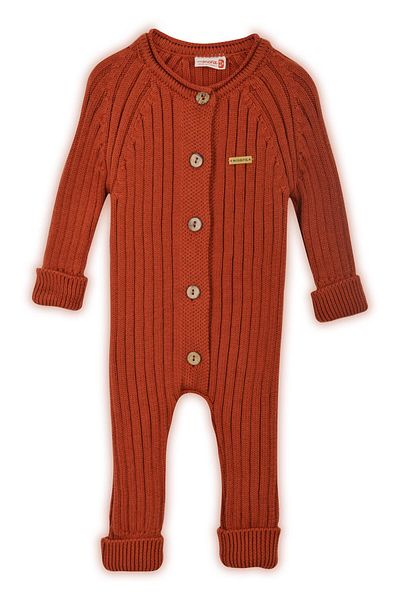 Minora Knitwear Unisex Ribbed Overalls Tile-soil