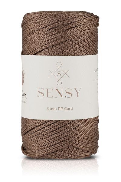 SENSY 3 Mm - 250 gr Polyester Macrame Thread Mink 120 M Polyester Macrame Thread Supla Thread And Bag Thread