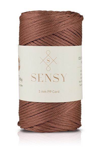SENSY 3 Mm - 250 gr Polyester Macrame Thread Copper 120 M Polyester Macrame Thread Suppla Rope And Bag Thread