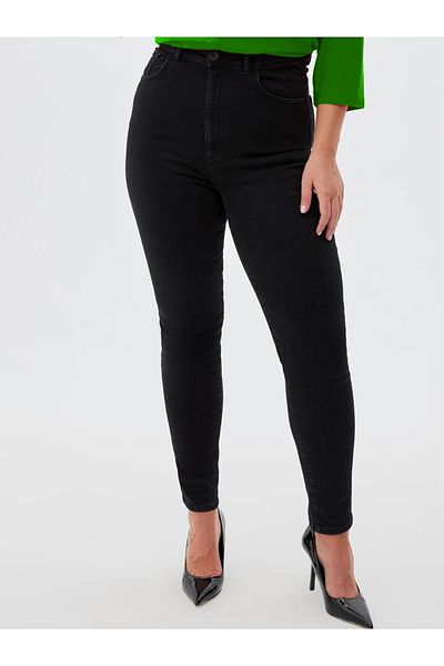REFA COLLECTİON High Waist Skinny Jeans Black