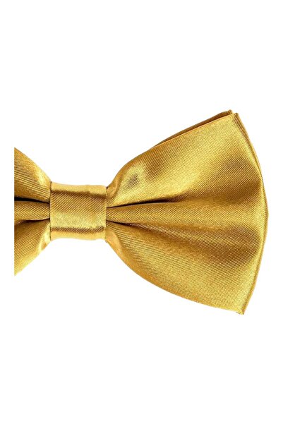 Trenderrs Erkek Düz Renk Saten Papyon