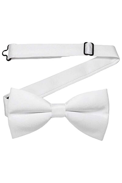 Trenderrs Men's Solid Color Satin Bow Tie