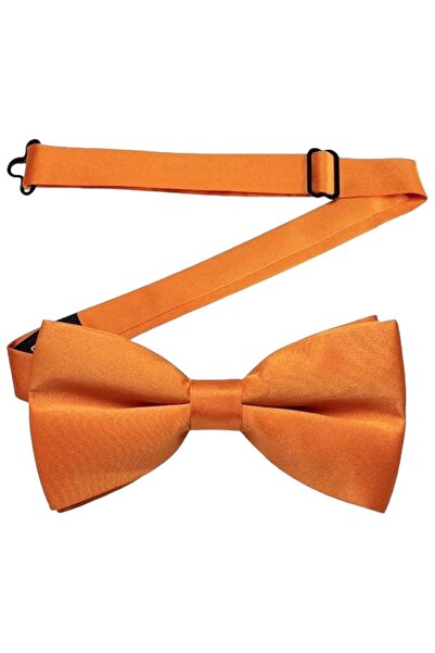 Trenderrs Men's Solid Color Satin Bow Tie