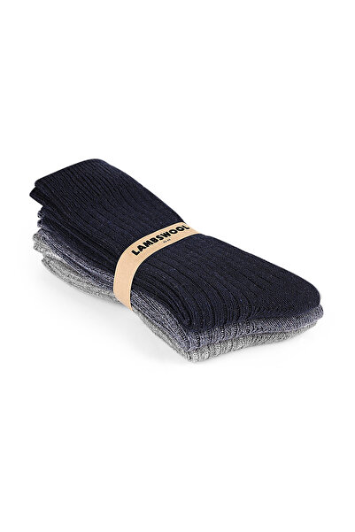 nettofit 6 'lı Kışlık Erkek Lambswool Yün ' lü Termal Özellikli Sıcak Tutan Soket Çorap