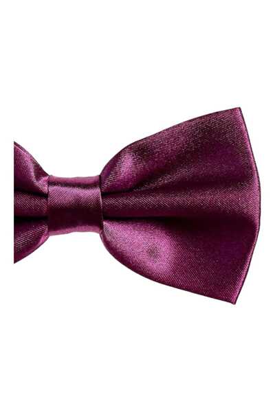 Trenderrs Women's Solid Color Satin Bow Tie