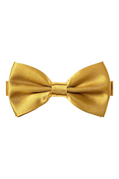 Trenderrs Men's Solid Color Satin Bow Tie