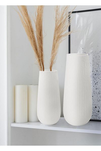 The Mia Κεραμικό βάζο Pure White Decoratif