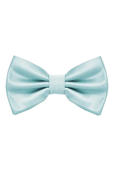 Trenderrs Papion din satin de culoare solidă pentru bărbați