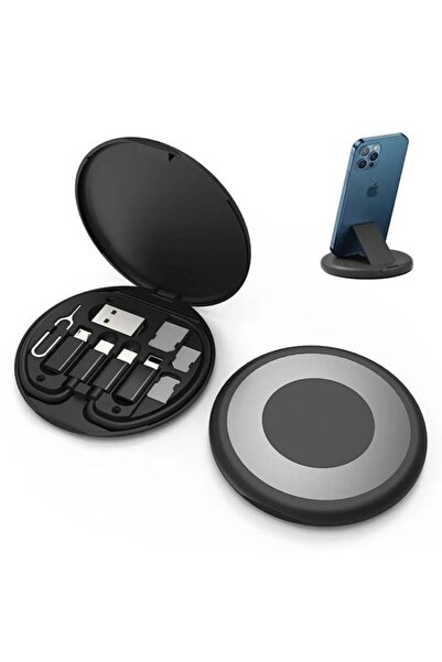 Polhammobile Polham 6in1 60w Type C, Micro Ve Iphone Lightning Kablolu, Dönüştürücü, Sim Aparatlı Seyahat Seti