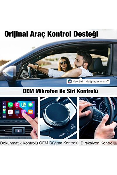 Polhammobile Polham Araç Içi Iphone Cihazlar Için Kablosuz Apple Car Play Adaptörü, Wireless Carplay Çevirici