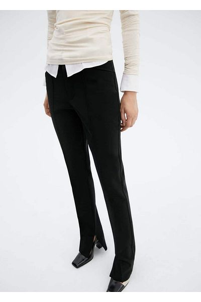 MANGO Woman Pants with zippered legs