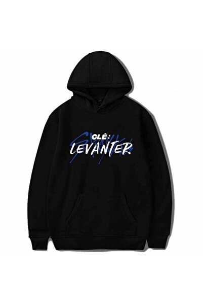 MAGORS SVART WEAR Unisex crna Stray Kids majica: Levanter Sa kapuljačom ST034