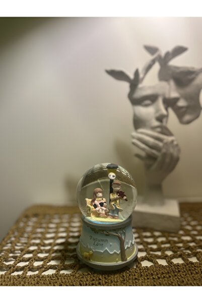 yunusaltunsu Romantik Aşıklar Işıklı Müzikli Sim Küresi