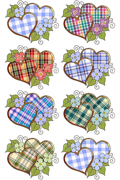 Belinay Bulutay Heart Sticker Set