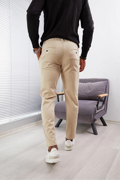 JACK CAPRİO Ανδρικό παντελόνι Jogger New Season - Άνετο, απαλή υφή, χοντρό ύφασμα