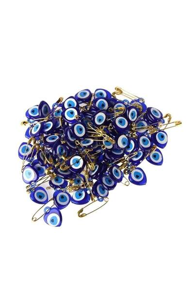 Royaleks إبرة أمان مطرزة بعين الشر 100 قطعة