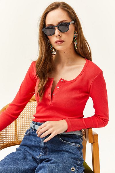 Olalook Női gránátalma virág patchwork camisole blúz