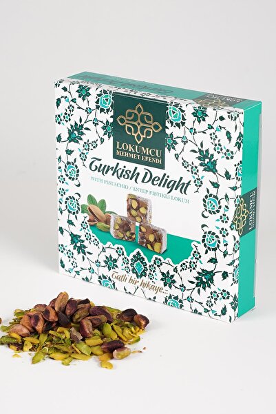LOKUMCU MEHMET EFENDİ Tatlı bir hikaye 200 Gr Antep Fıstıklı Lokum 200 Gr