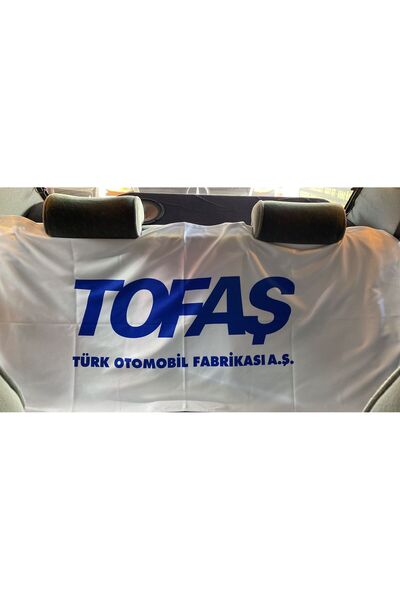 Aksesuar Tofaş Sırt Havlusu Beyaz %100 Havlu Yıkanabilir