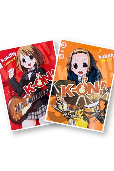 Komik Şeyler K-ON! Manga Set 1&2-3&4