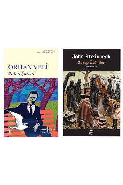 TÜRKİYE İŞ BANKASI KÜLTÜR YAYINLARI Bütün Şiirleri Orhan Veli - Gazap Üzümler...