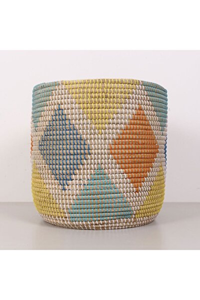 Naturel Home Bohemian Colored Sea Spring Basket 40X37 - Scandinavian, Modern,...